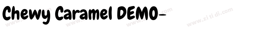 Chewy Caramel DEMO字体转换